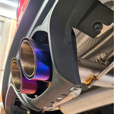 Tube Titane Sans Soudure Rison GR2 - Diamètre 3" (76.2mm), épaisseur 1mm, Longueur 1m, Pour échappement Ou Custom