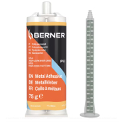 BERNER - COLLE BI-COMPOSANT 50ml Pour Acier-Alu-PVC-PMMA-PC...
