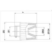 FILTRE CONIQUE TWIN AIR BMC