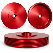POULIE DAMPER ALU ROUGE VILEBREQUIN Pour Moteur F4R