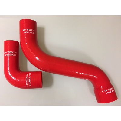 PACK 2 DURITES SILICONE ROUGES SORTIE TURBO D-TechRacing pour Mégane 3RS