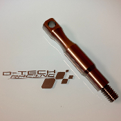 RALLONGE INOX ARRIERE POUR CROCHET ALU ROUGE DE REMORQUAGE Yaris GR