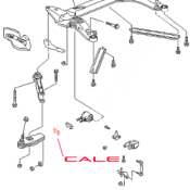 CALES DE CARROSSAGE Epr14 pour Porsche Cayman GT4 et 996 GT3