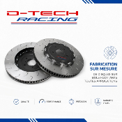 x2 DISQUES AVANT SUR BOL D-TechRacing Ø350x28 pour Mégane 3 RS