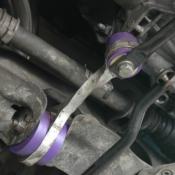 INSERT POWERFLEX SUPPORT MOTEUR INFERIEUR pour Clio 2RS - Black series
