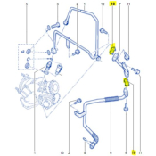 JOINTS TUYAU HUILE TURBO Mégane 2&3RS