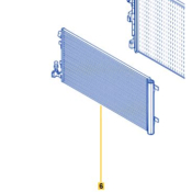 CONDENSEUR DE CLIM pour Mégane 3 RS ORIGINE MOTRIO