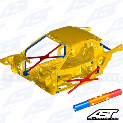OPTION CROIX DE PORTE AMOVIBLES SUR ARCEAU FULL CAGE V3 - AST - Mégane 3RS