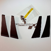 KIT 4 AILERONS DE CANARD GRIS TONNERRE MAT POUR PARE-CHOCS ALPINE A110
