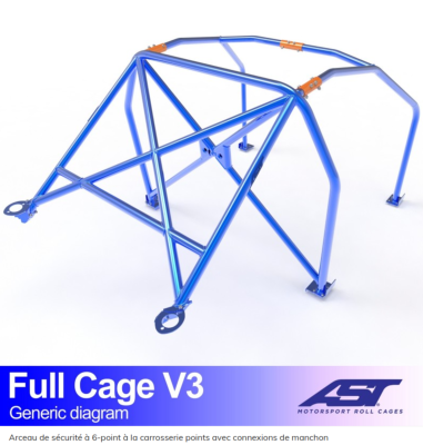 ARCEAU FULL CAGE V3 - AST - Mégane 3RS