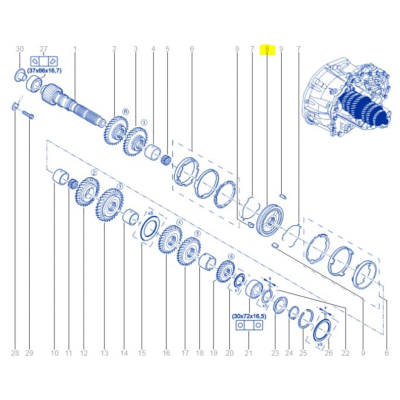 Baladeur Boîte Mégane 2RS