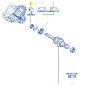 Joint Arbre Primaire côté Carter Embrayage boite Pour Mégane 3RS & Clio 3RS