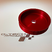 POULIE DAMPER ALU ANODISEE ROUGE VILEBREQUIN Pour Clio 2RS