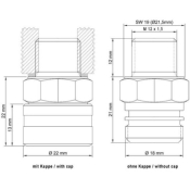 SOUPAPE DE VIDANGE M12x1.5x12