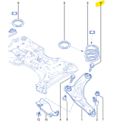 VIS ARRIERE DU TRIANGLE ORIGINE RENAULT Pour Espace 4 (J81)