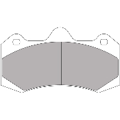 FERODO FRP3114R DS3000 Pour ETRIER AP Racing CP7040