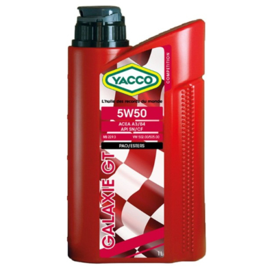 YACCO GALAXIE GT COMPETITION - 5W50 - Bidon 1L