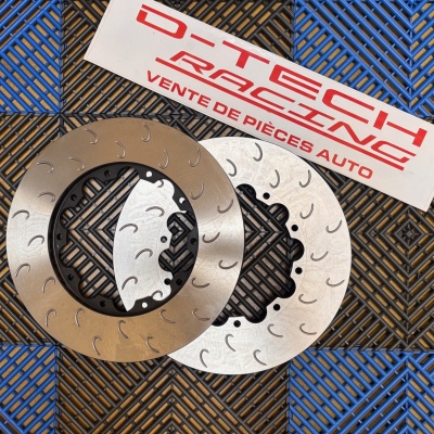 x2 DISQUES AVANT REMPLACEMENT Φ330mm D-TechRacing pour Alpine A110 et A110S