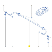 BARRE ANTI-ROULIS ARRIERE ALPINE pour Alpine A110S