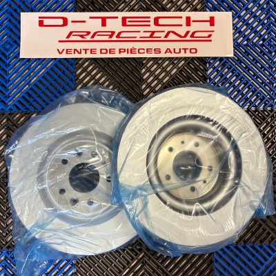x2 DISQUES AVANT LISSES ORIGINE pour Mégane 4 RS