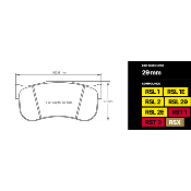 PAGID AVANT RSL2E #8100 ETRIER ALCON