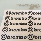 2 STICKERS BREMBO POUR ÉTRIERS