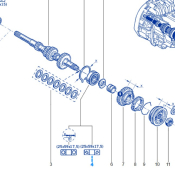 ROULEMENT ARBRE PRIMAIRE Pour boite Twingo 2RS et Clio 2RS