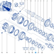 Collection Anneaux boite Clio 3RS ép. 1.7->1.98