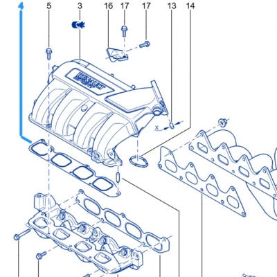 JOINT ENTRE REPARTITEUR ET COLLECTEUR ADMISSION Pour Clio 3RS