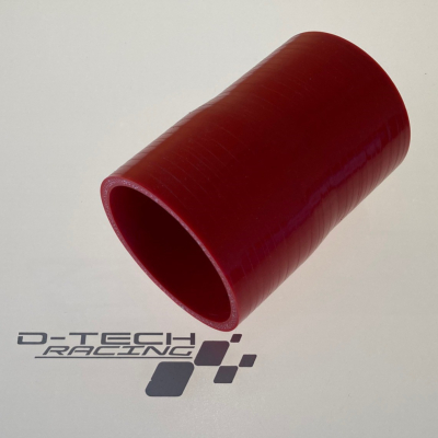 REDUCTEUR SILICONE ROUGE DROIT DIAMETRE INTERIEUR 75-80mm LONGEUR 125mm