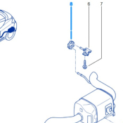 PETIT SILENT BLOC SILENCIEUX ECHAPPEMENT FEBI pour Mégane 3RS