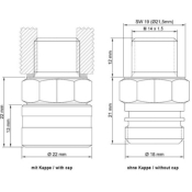 SOUPAPE DE VIDANGE M14x1.5x12