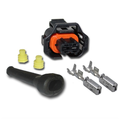 x1 CONNECTEUR FEMELLE COMPATIBLE INJECTEUR BOSCH - 2 broches