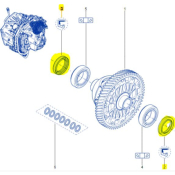 JOINT SPI RENAULT JONCTION CARDAN DR/GH - BOITE Pour Clio 4RS