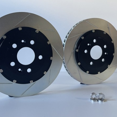 x2 DISQUES AVANT SUR BOL BREMBO Ø328x28 pour Alpine A110 et A110S