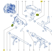 JOINT SPI SELECTEUR DE BOITE TL4 Clio 3RS