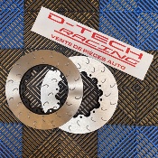 x2 DISQUES AVANT REMPLACEMENT Φ320mm D-TechRacing pour Alpine A110 et A110S