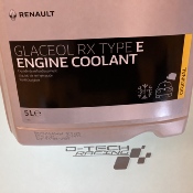 LIQUIDE DE REFROIDISSEMENT BLEU 5L GLACEOL RX TYPE E Pour Renault