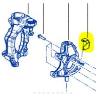 PROTECTEUR SOUFFLET ROTULE GH pour Mégane 3 RS