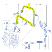 TUYAU HUILE CARTER CYLINDRE - TURBO Mégane 2&3RS